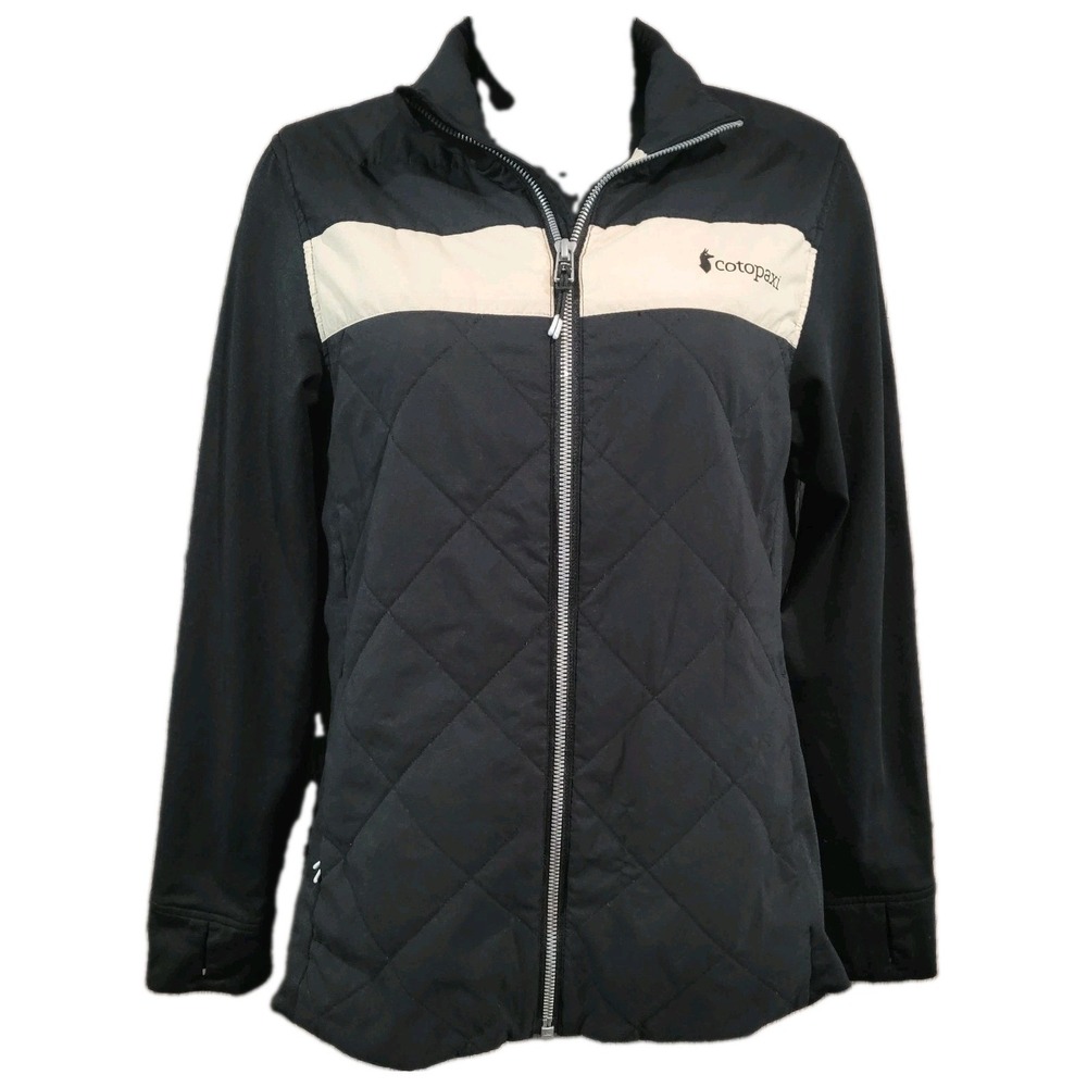 Cotopaxi Women's Monte Hybrid Jacket Sz S Black/Cream Lightweight Insulation